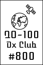 QO-100 DX Club membership card