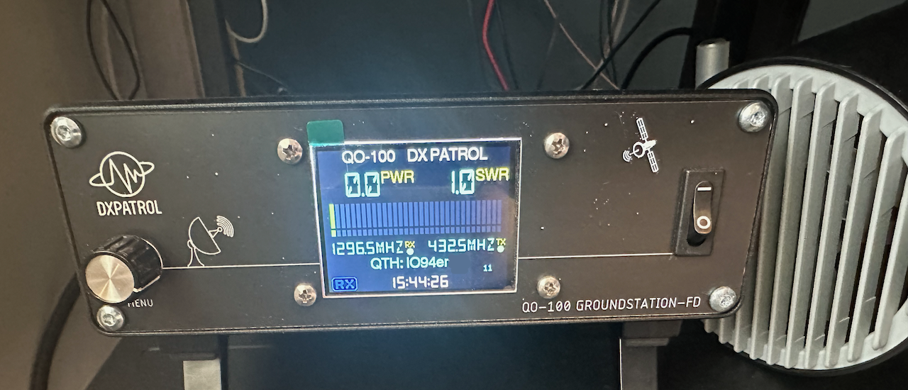 My groundstation with a USB fan pointed at it to keep it cool