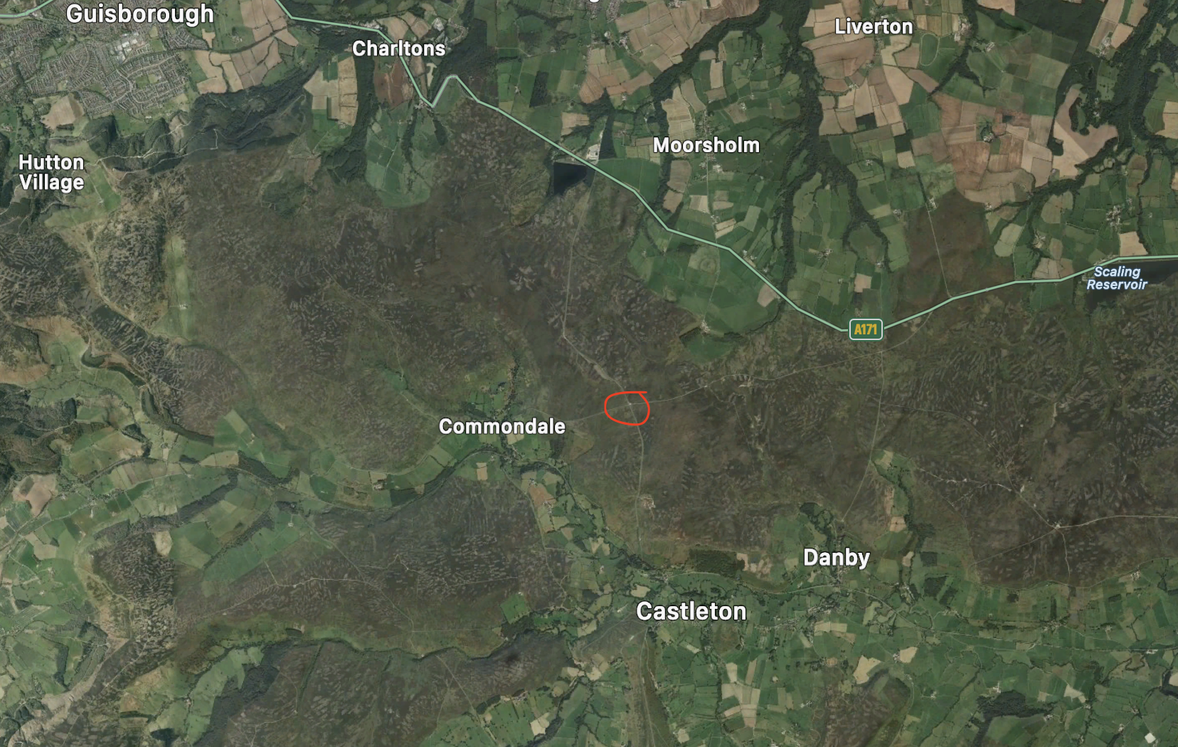 A map showing the location of the operation A map showing the location of the operation